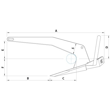 ROCNA Anchor 4kg Galvanized